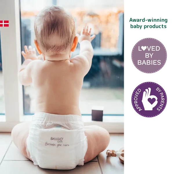 Bambo Nature Diapers Size 2 Small 3 to 6kg 30 Count