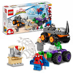 Lego  10782 Marvel Spidey and His Amazing Friends Hulk Vs Rhino Truck Showdown 110p