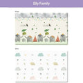 Dwinguler Large Playmat Elly Family Reversible Baby Mat