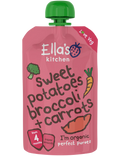 Ella's Kitchen Sweet potatoes broccoli Plus carrots Baby Puree Pouch 120g 6 Plus Months