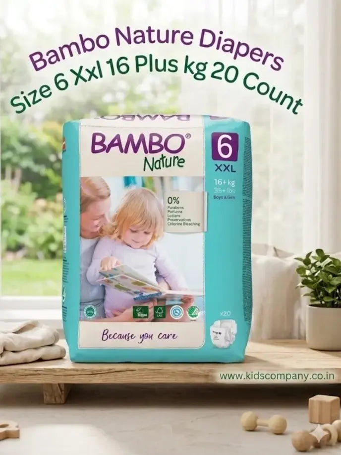 Bambo Nature Diapers Size 6 Xxl 16 Plus kg 20 Count