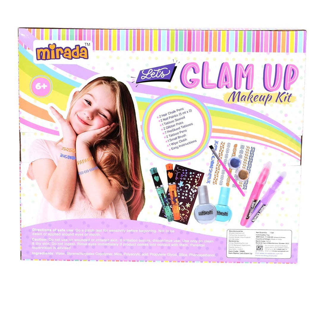 Mirada Lets Glam Up Nail Art Kit for Girl