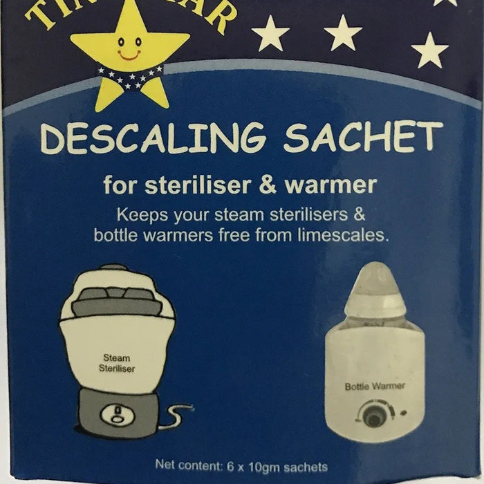 Tiny Star Descaling Solution Powder Sachet for Steriliser and Warmer White