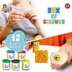 Funskool Fun dough Compound Box of Colours 600gms 12x50 Gms  Multicolour Dough Toy Shaping Sculpting 3 years plus