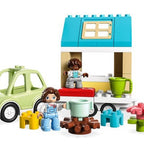 Lego Duplo Town Family House On Wheels 10986 Building Toy Set 31 Pieces Multicolour