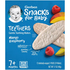 Gerber Mango Raspberry Teething Wafers 7 Plus Months Crawler