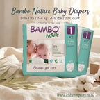 Bambo Nature Baby Diapers Size 1 Xs 2 to 4 kg 22 Count