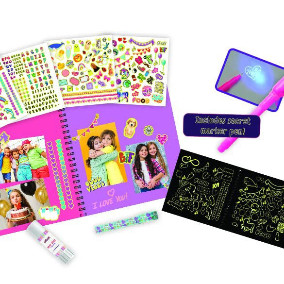 Mirada Art and Craft Glow in The Dark Scrapbook Ideal Geeft for Boys and Girls 6 plus Mac2012