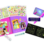 Mirada Art and Craft Glow in The Dark Scrapbook Ideal Geeft for Boys and Girls 6 plus Mac2012