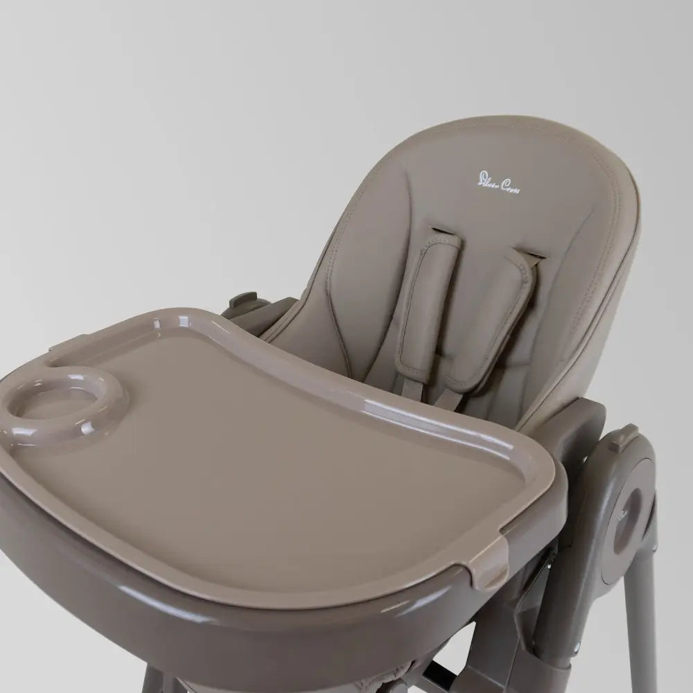 Silver Cross Gourmet High Chair 5 Position Recline Cappuccino