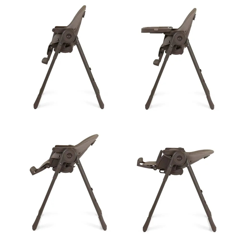 Silver Cross Gourmet High Chair 5 Position Recline Cappuccino
