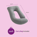 Moon Organic U Shaped Maternity pillow for Pregnant Ladies