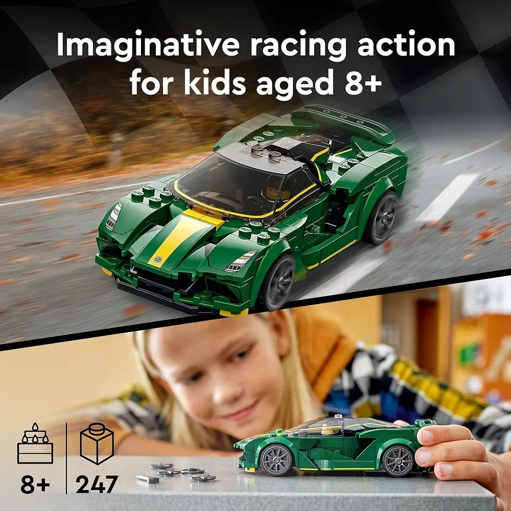 Lego Speed Champions Lotus Evija 76907 Car Model Building Kit Aged 8 plus 247 Pcs
