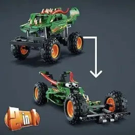 Lego Technic Monster Jam Dragon 42149 Building Toy Set 217 Pcs Multicolour Age 7 plus Years