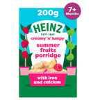 Heinz Summer Fruits Porridge Baby Food 7 Plus  Months 200g