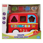 Giggles  Shape Sorting Bus Educational Push Along Toy with Blocks Features