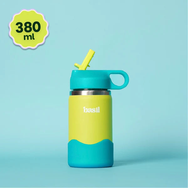 Basil HydraPop Insulated Stainless steel Sipper with Loop Handle - 380ml