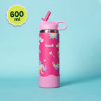 Basil HydraPop Insulated Stainless steel Sipper with Loop Handle- 600 ml