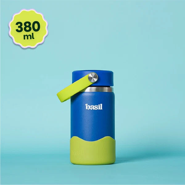 Basil HydraPop Insulated Stainless steel Sipper with Carry Handle - 380ml