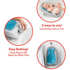 Skip Hop Moby Recline & Rinse Bather,Pack of 1,Blue