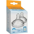 Dr Browns Options plus Wide Neck Baby Bottle Nipple Level2 3 to 6 Months Pack of 2