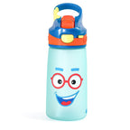Rabitat Snap Lock Sipper Bottle 410ml Ye Blue Sparky Plastic