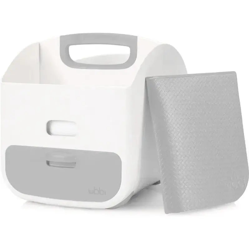 Ubbi Diaper Caddy with Changing Mat Portable Baby Organizer