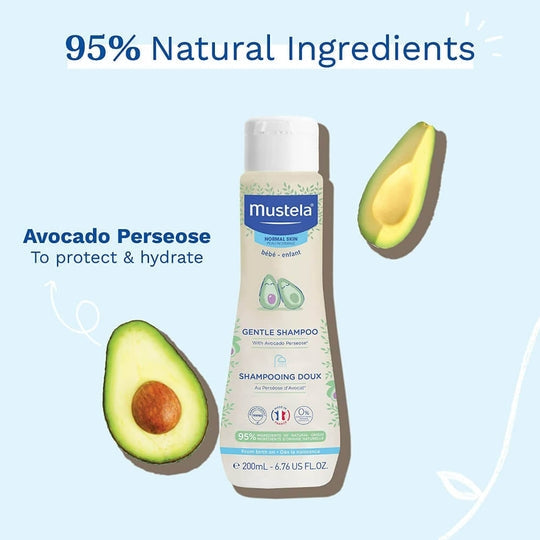 Mustela Gentle Baby Shampoo White 200ml