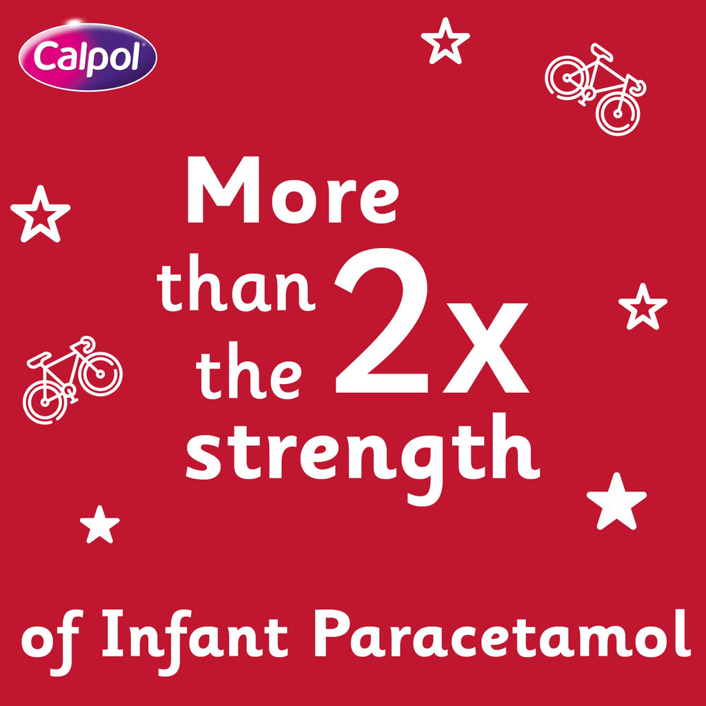 Calpol Six Plus Suspension Sugar Free Strawberry Flavour (6+ Years, 80 ml)