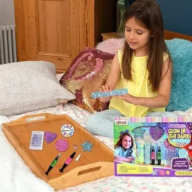 Mirada Glow in the Dark Nail Art Kit for Girl