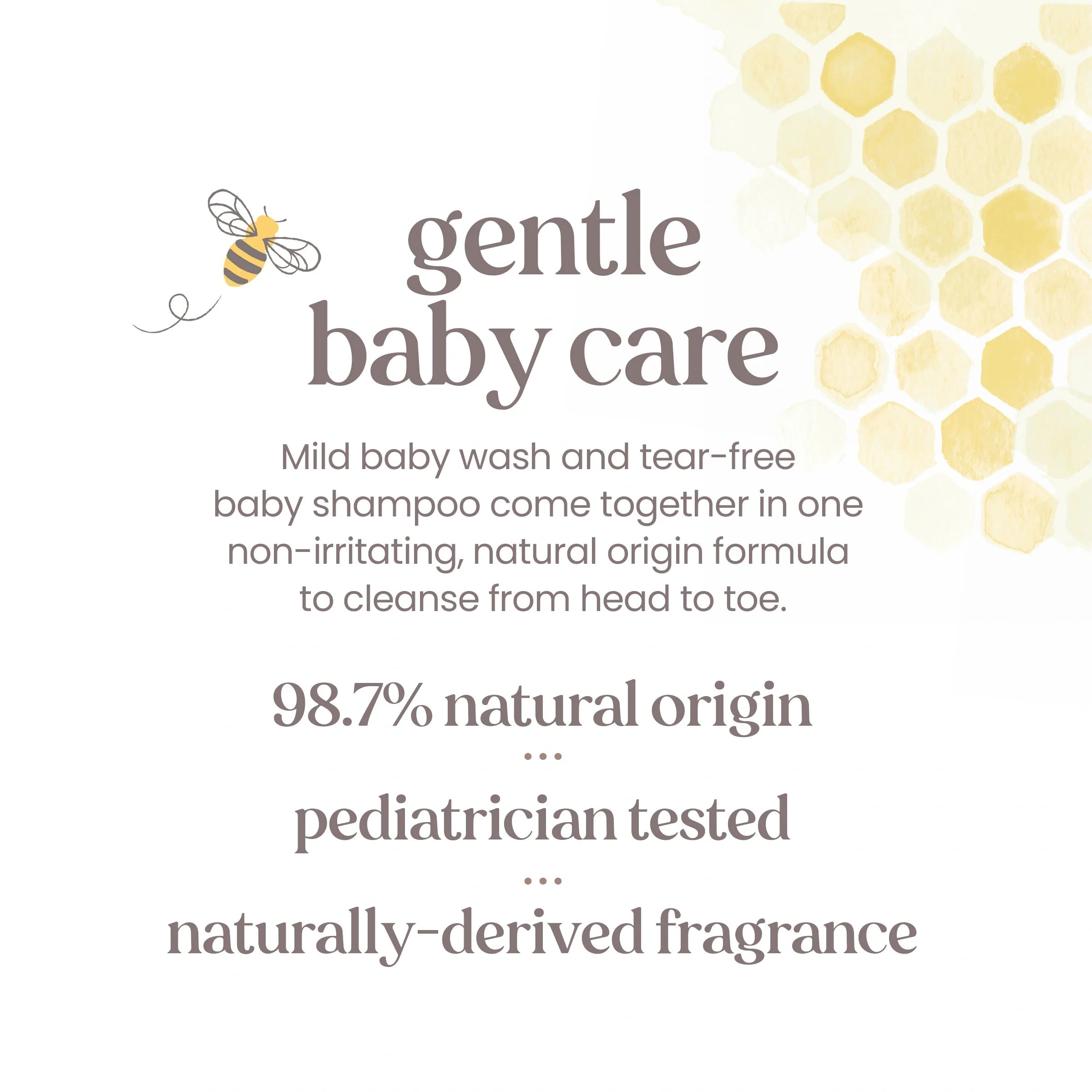 Burt's Bees Baby Original Shampoo & Wash 8 Fl OZ 236.5 ML