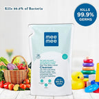 Mee Mee Anti-Bacterial Baby Liquid Cleanser for Fruits, Bottles, Accessories & Toys - 1.2 litre