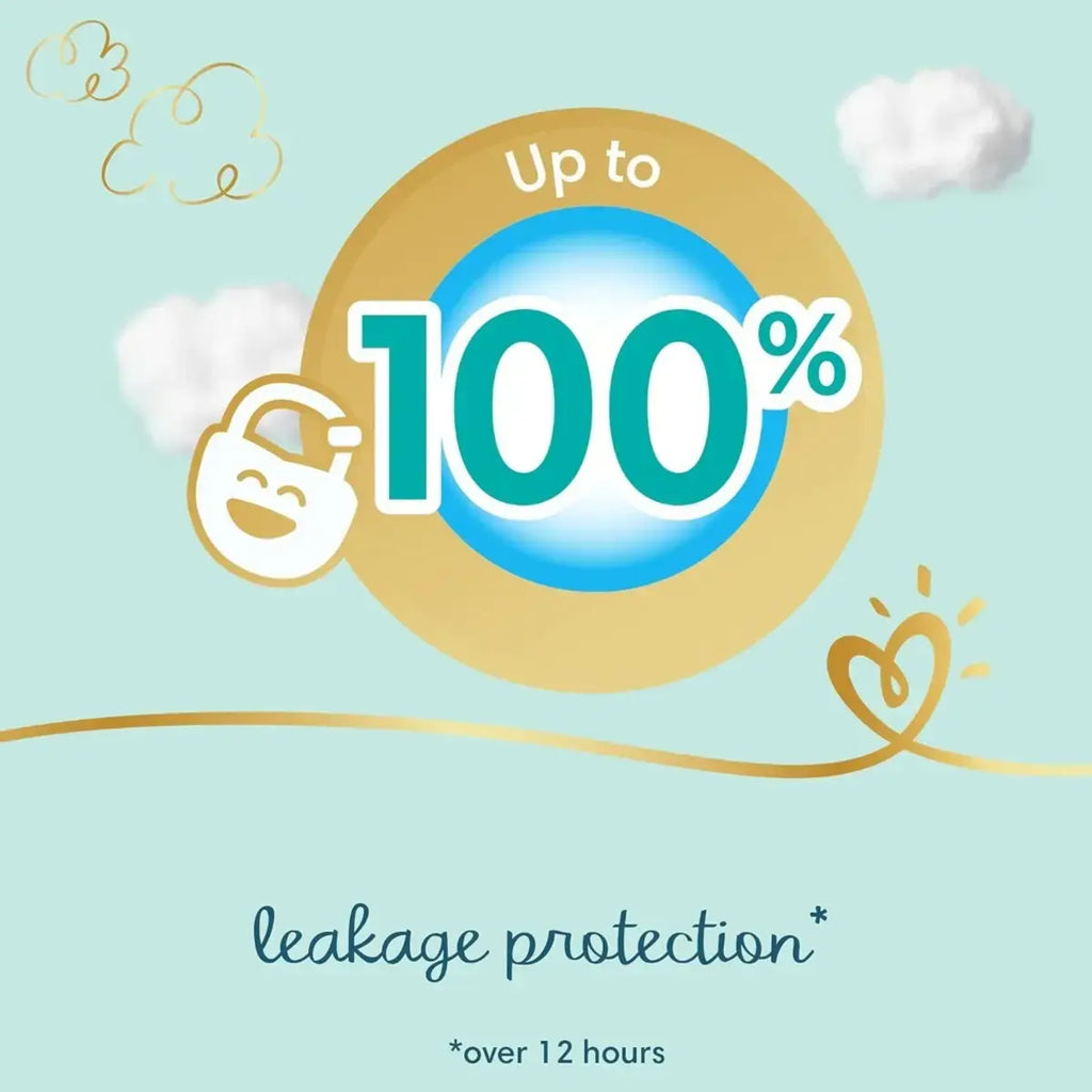 Pampers Premium Taped Diapers Size 4 9 to 14kg 54 Count Made in Saudi Arabia