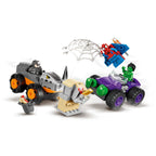 Lego  10782 Marvel Spidey and His Amazing Friends Hulk Vs Rhino Truck Showdown 110p
