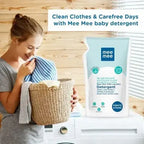 Mee Mee Mild Liquid Laundry Detergent 1 point 2 L Refill Pack For Baby Specific Stains