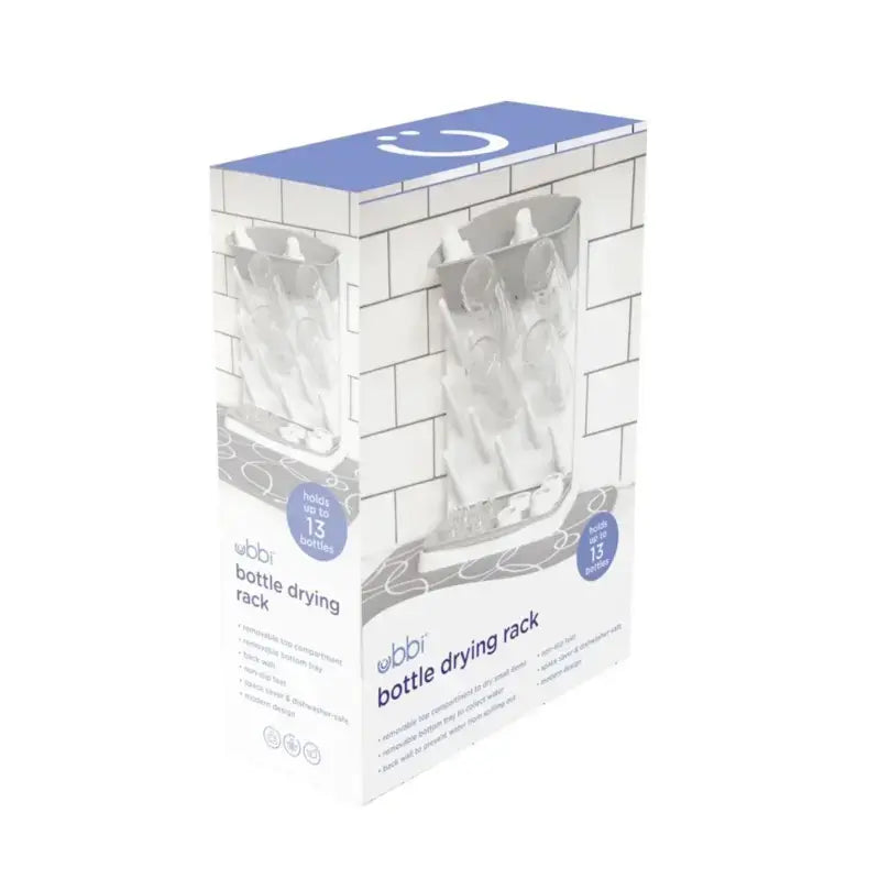 Ubbi Vertical Bottle Drying Rack Compact Space Saving Design
