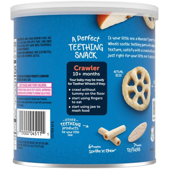 Gerber Banana Cream Apple Harvest snacks for baby Crawler 10+ months