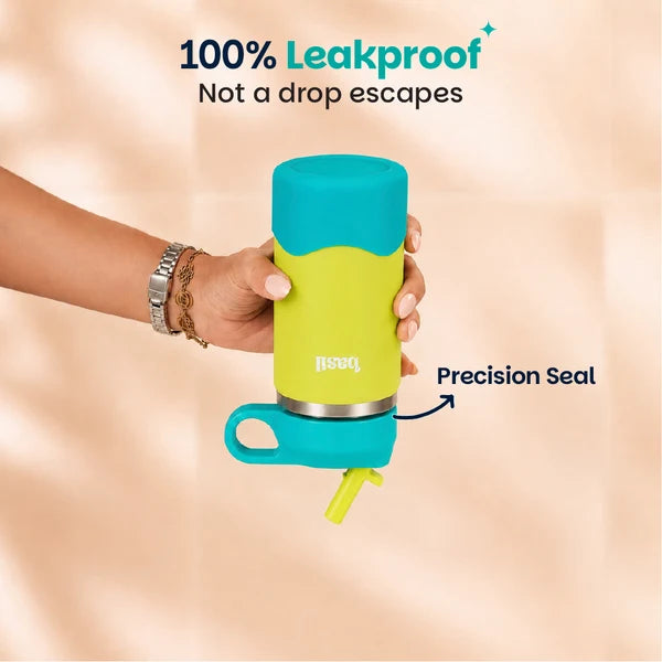Basil HydraPop Insulated Stainless steel Sipper with Loop Handle - 380ml