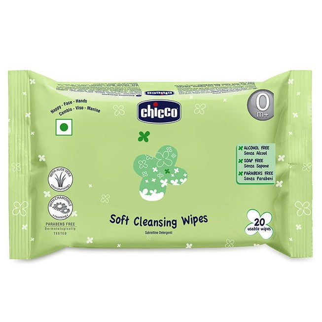 Chicco Baby Wipes 20 Sheets Pack of 1
