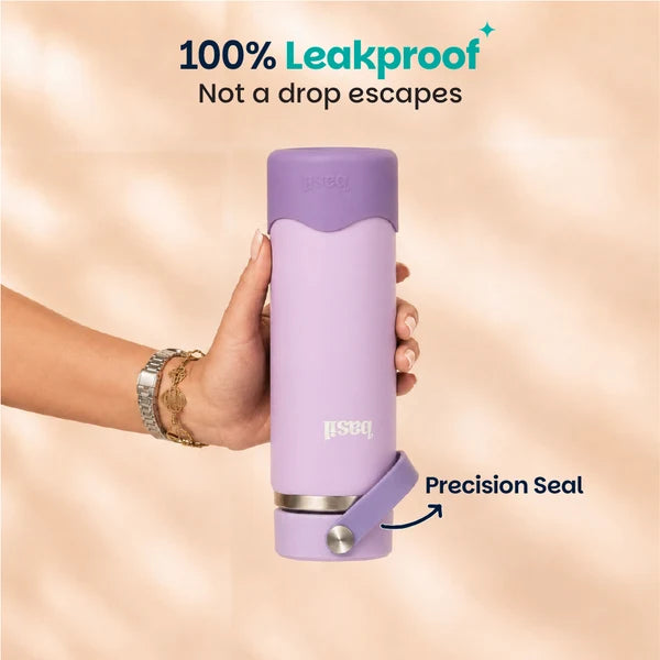 Basil HydraPop Insulated Stainless steel Sipper with Carry Handle- 600 ml