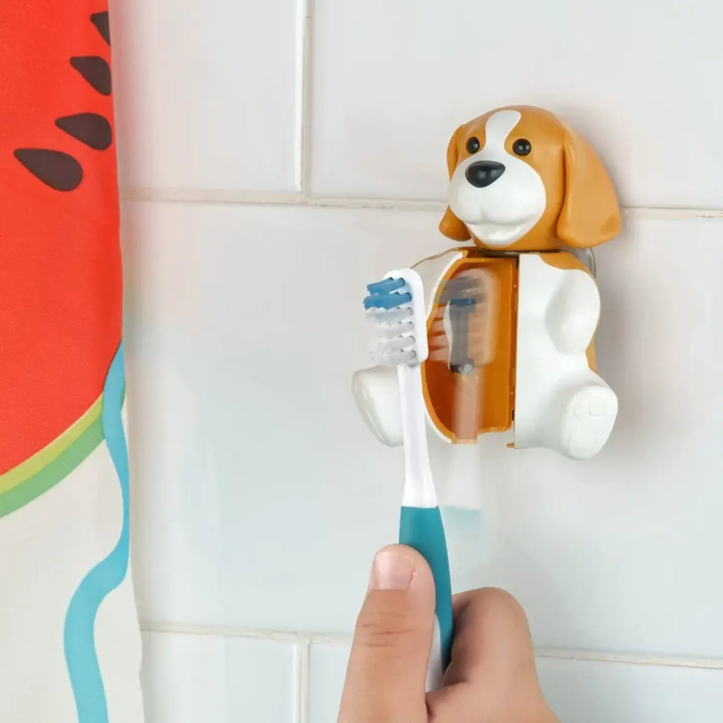 Flipper Fun Animal Kids Toothbrush Cover Portable Travel Holder