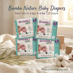 Bambo Nature Baby Diapers Size 1 Xs 2 to 4 kg 22 Count