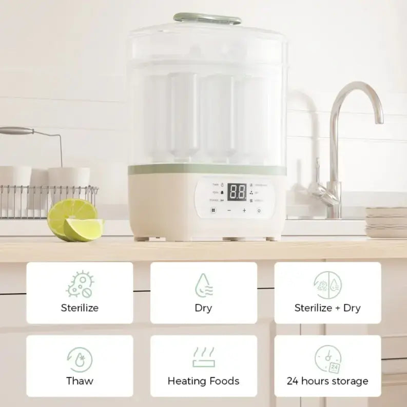 Momcozy Baby Bottle Sterilizer and Dryer 8 in 1