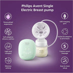 Avent Electric Single Breast Pump Natural Motion Technology Adaptable to 99