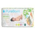 Pureborn Organic Bamboo Diapers 3 to 6 kg 32 Count Size 2
