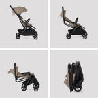 Silver Cross Nia Stroller and Bassinet Bundle Lightweight Foldable Travel System