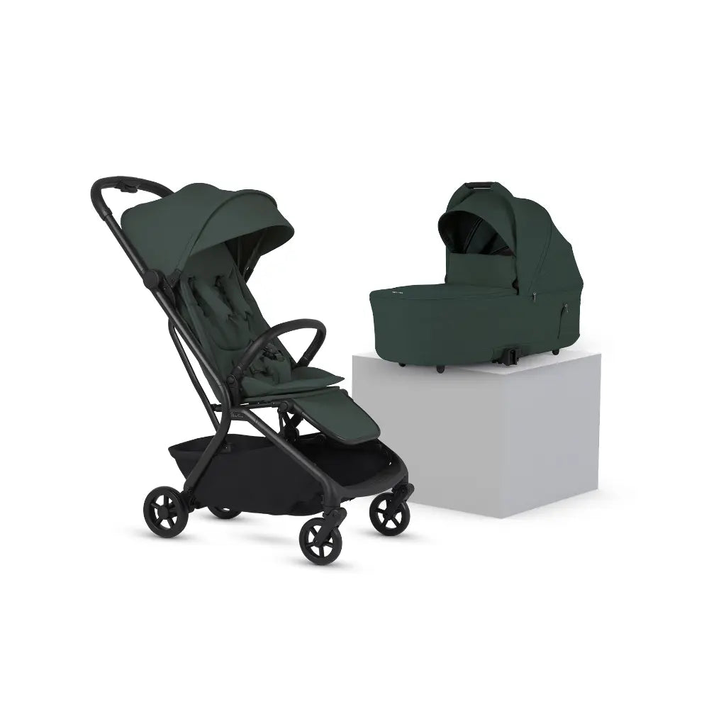 Silver Cross Nia Stroller and Bassinet Bundle Lightweight Foldable Travel System