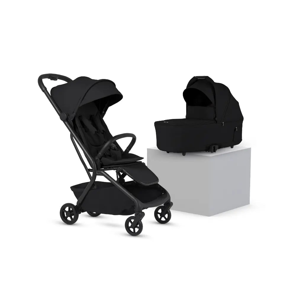 Silver Cross Nia Stroller and Bassinet Bundle Lightweight Foldable Travel System