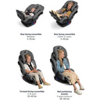 Nuna Exec Next All In One Baby Car Seat Convertible Front & Rear Facing