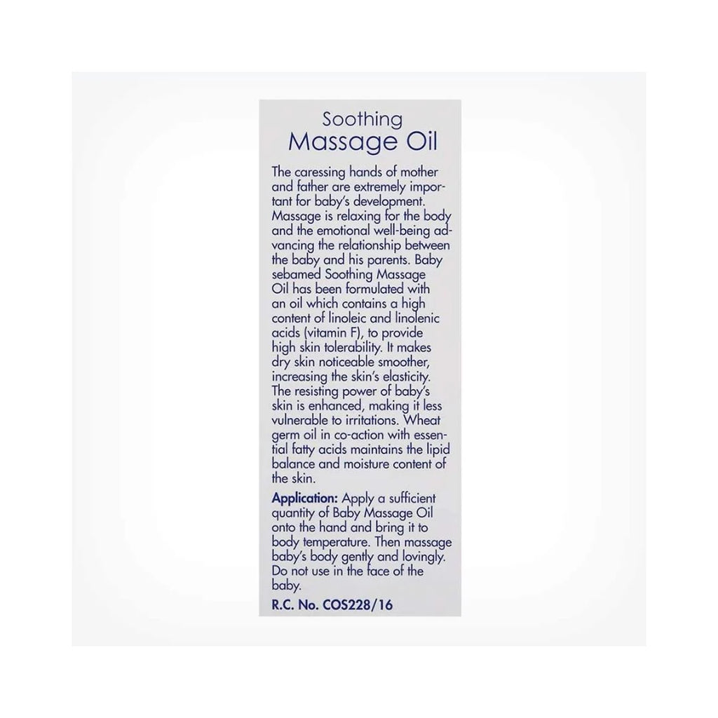 Sebamed Baby Massage Oil 150ml